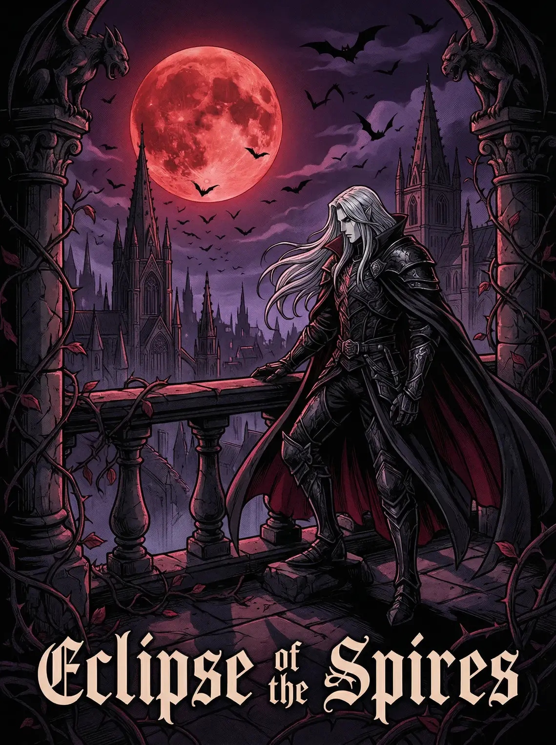 h动漫 尖塔之蚀 暗黑哥特动漫封面